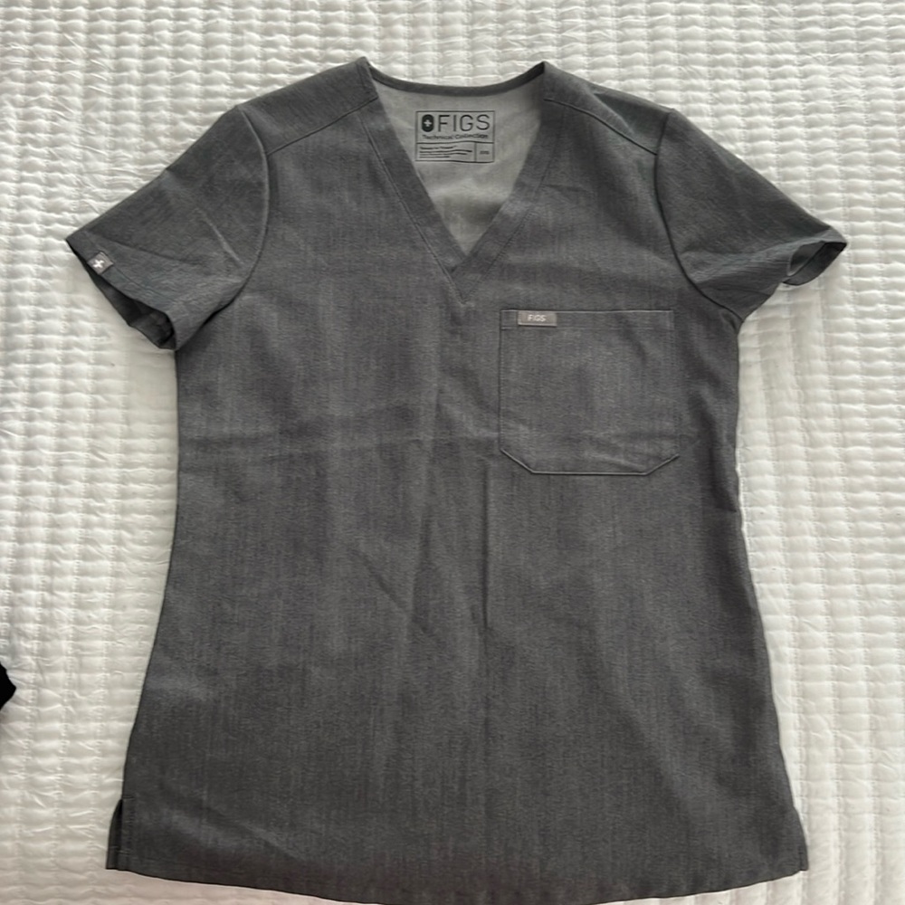 Figs Scrub Set Graphite